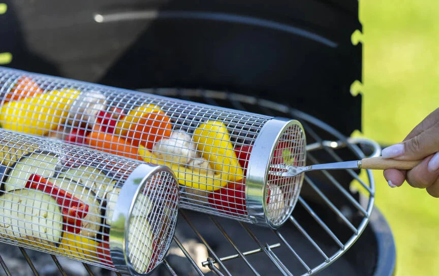 Plasserer grillkurven på grillen